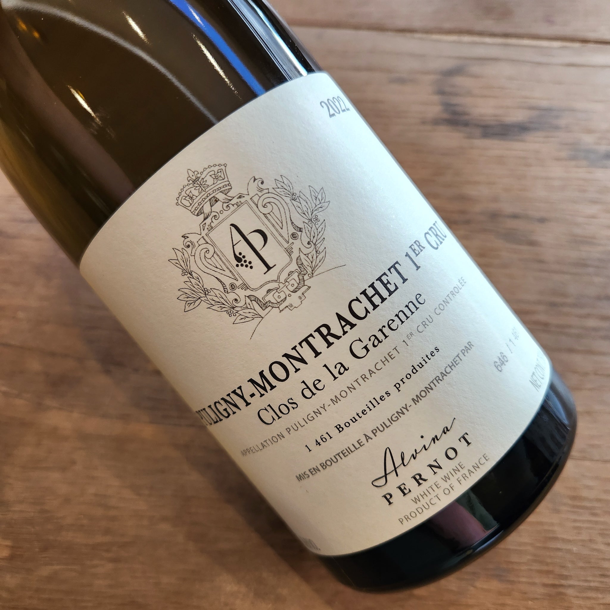 2022 Alvina Pernot Puligny-Montrachet 1er Cru Clos de la Garenne