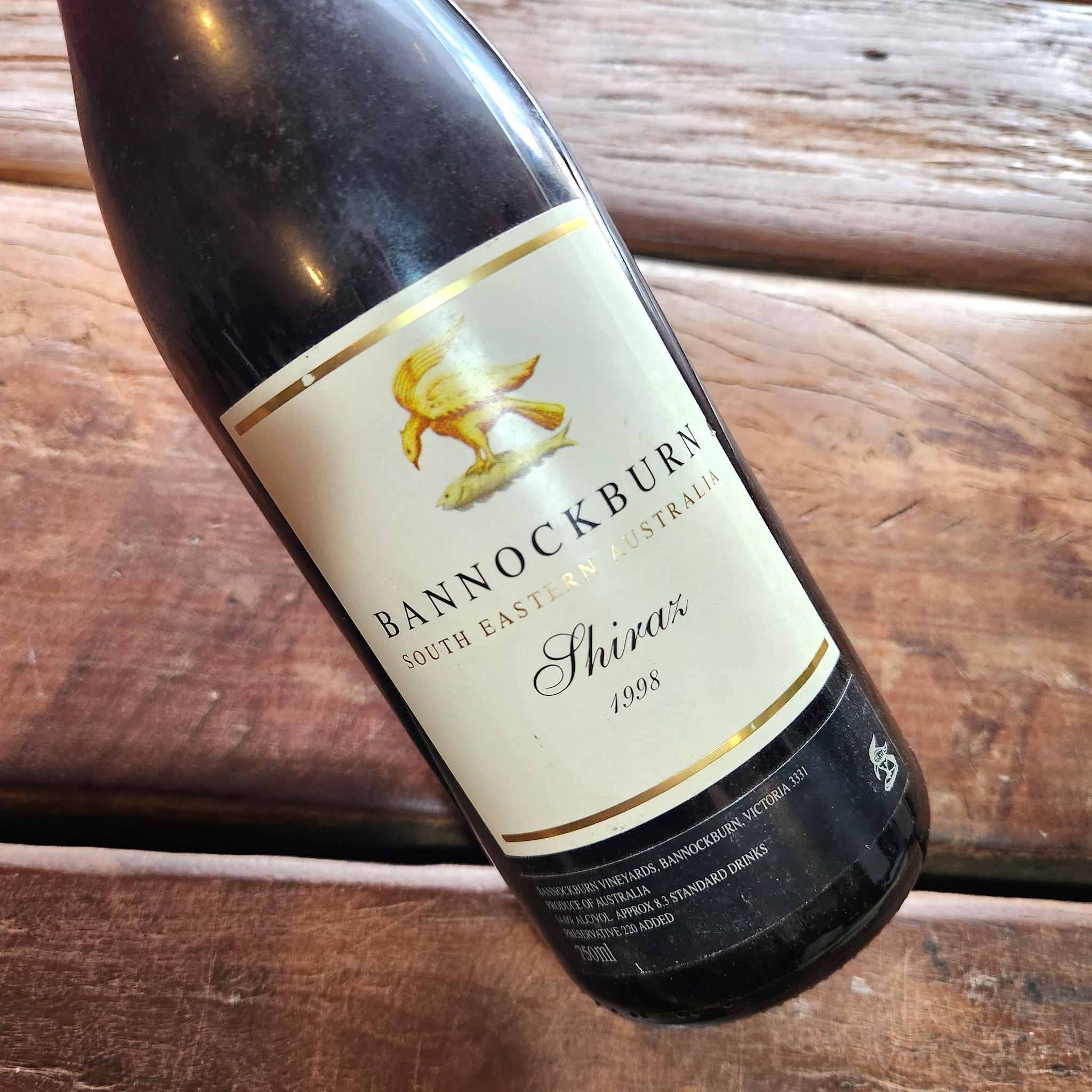 1998 Bannockburn 'South Eastern Australia' Shiraz