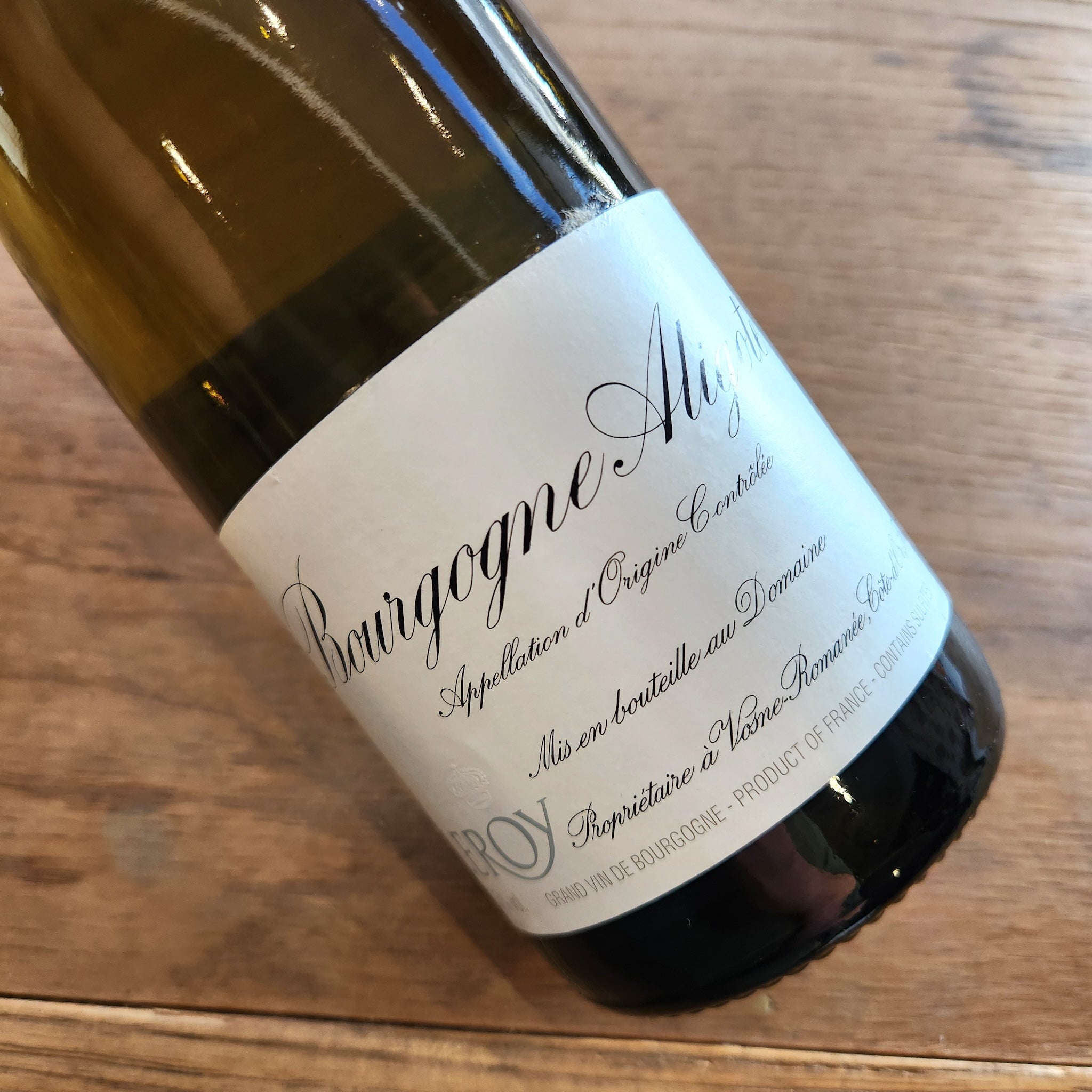 2017 Domaine Leroy Bourgogne Aligoté