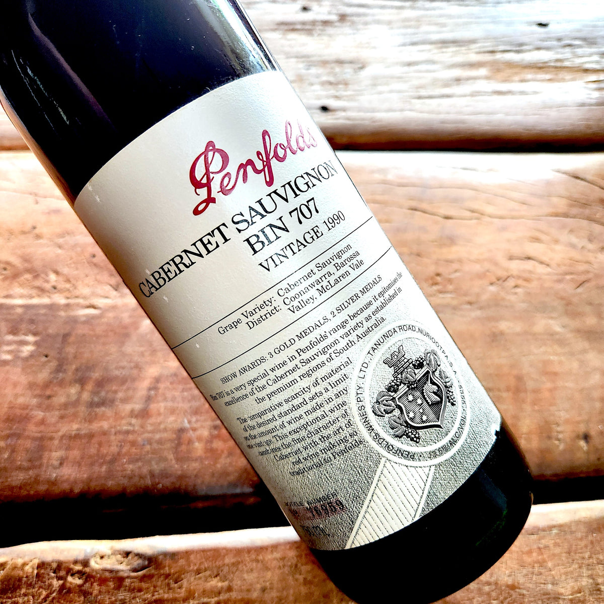 1990 Penfolds 'Bin 707' Cabernet Sauvignon