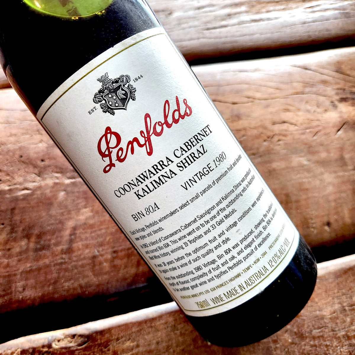 1980 Penfolds 'Bin 80A' Cabernet Sauvignon-Shiraz