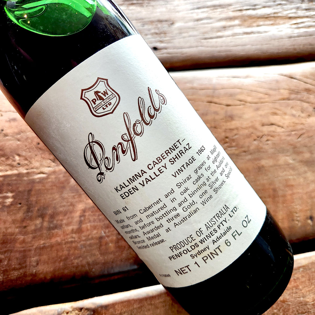 1963 Penfolds 'Bin 61' Cabernet Sauvignon-Shiraz